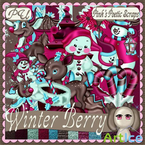 Scrap Set - Winter Berry