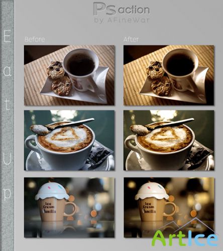 Eat Up Photoshop Actions