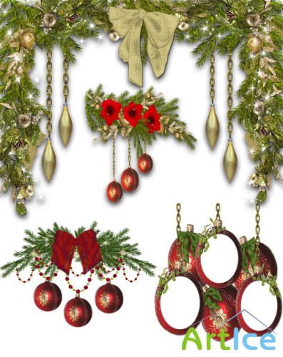 Scrap-kit - Christmas balls 2