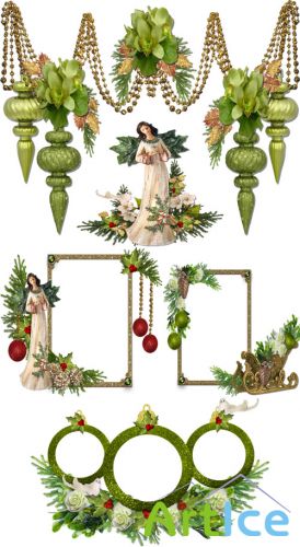 Scrap-kit - X-mas Celebrate in Green Style