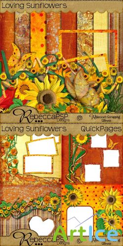 Scrap Set - Loving Sunflowers