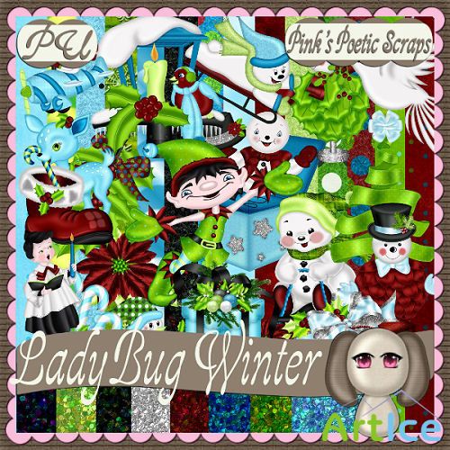 Scrap Set - Lady Bug Winter