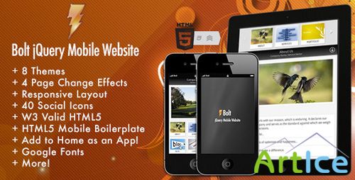 ThemeForest - Bolt - jQuery Mobile Website Template