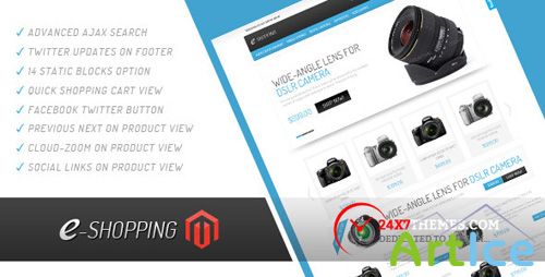 ThemeForest - e-shopping Magento Theme