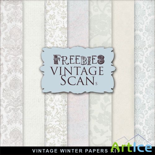 Textures - Vintage Winter Papers