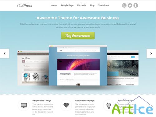 WooThemes - PixelPress v1.2.2 for WordPress