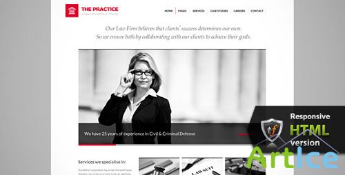 ThemeForest - The Practice - Lawyer, Legal Offices HTML Theme