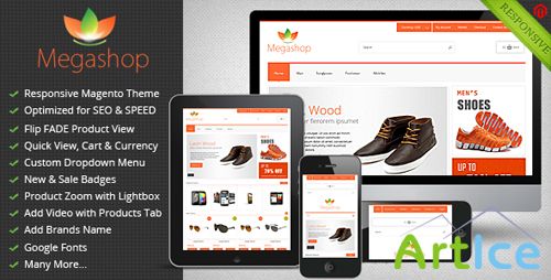 ThemeForest - Megashop - Responsive Magento Theme