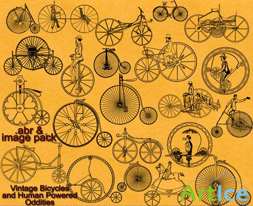 Scrap Set - Vintage Bicycles