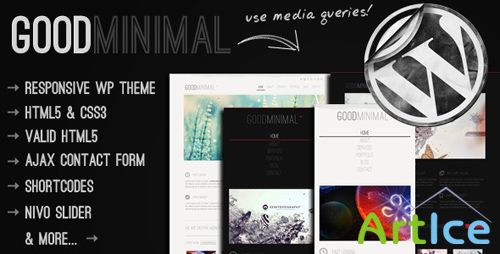 ThemeForest - Good Minimal v1.2 - A Responsive WordPress Theme