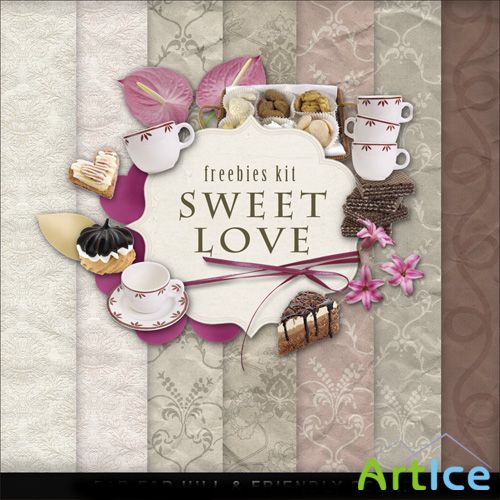 Scrap-set - Sweet Love