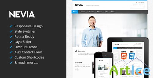 ThemeForest - Nevia - Responsive HTML5 Template