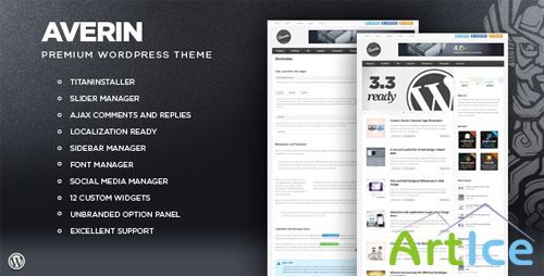 ThemeForest - Averin v5.1 - Premium Magazine WP Theme