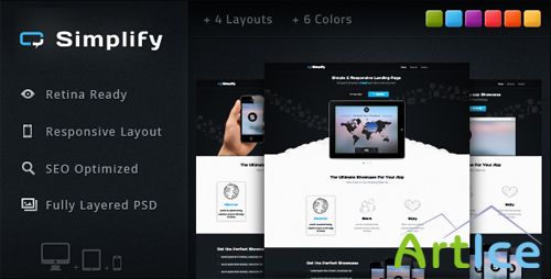 ThemeForest - Simplify - Responsive App Landing Page