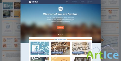 ThemeForest - Sextus - Site Template