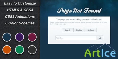 ThemeForest - Evolve 404 - Error Pages