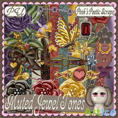 Scrap Set - Muted Jeweled Tones