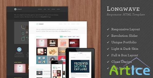 ThemeForest - Longwave - Responsive HTML Template