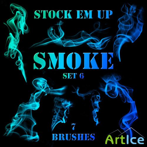 Smoke Photoshop Brushes Set #6