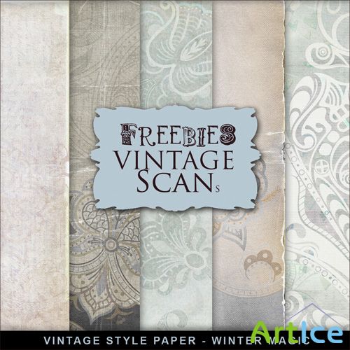 Textures - Vintage Style - Winter Magic