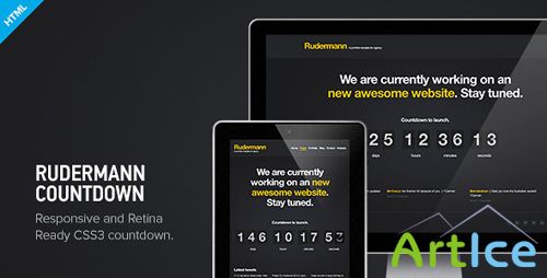 ThemeForest - Rudermann Countdown - Under Construction Page