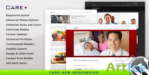 ThemeForest - Care - Medical and Health Blogging Wordpress Theme