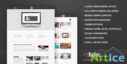 ThemeForest - Radius Responsive WordPress Theme