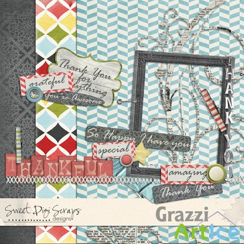 Scrap Set - Grazzi PNG and JPG Files