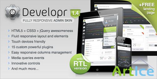 ThemeForest - Developr v1.4 - Fully Responsive Admin Skin