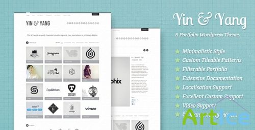 ThemeForest - Yin & Yang: Clear and Slick WP Portfolio Theme (Reupload)