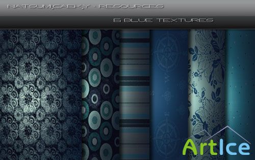 6 Blue Textures Resources Pack