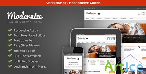 ThemeForest - Modernize v2.07 - Flexibility of WordPress Theme