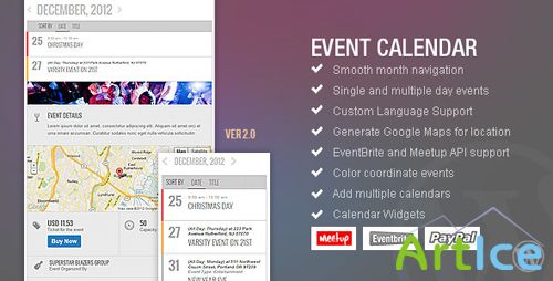 CodeCanyon - AJDE Event Calendar - WP Plugin