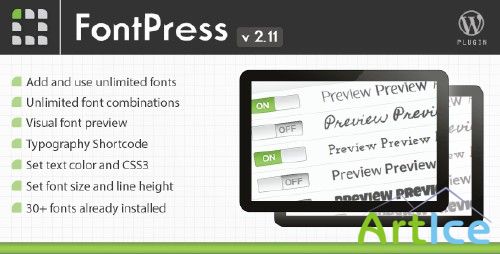 CodeCanyon - FontPress - Font Manager Plugin