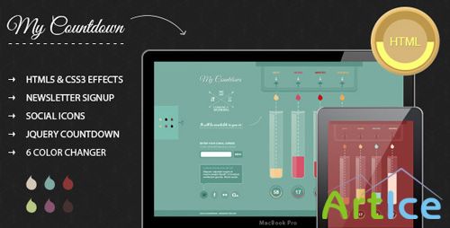 ThemeForest - MyCountdown - Coming Soon page