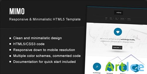 ThemeForest - Mimo - Multi-Page Responsive HTML5 Template