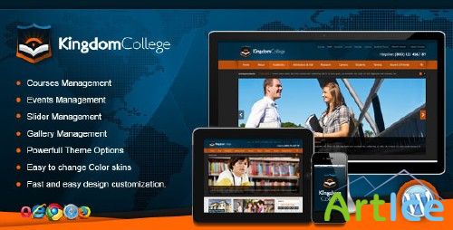 ThemeForest - Kingdom College - Educational Wordpress Theme