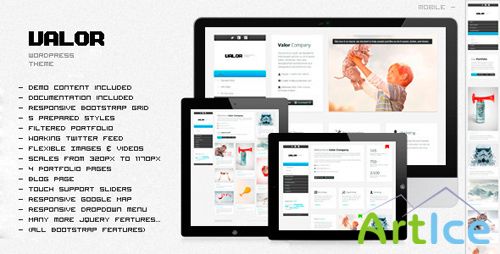 ThemeForest - Valor v1.0.2 - Responsive WordPress Theme