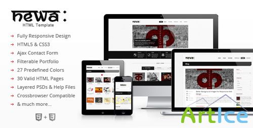 ThemeForest - Newa - Responsive HTML Template