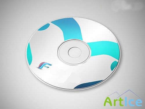 CD/DVD Disc PSD Tempate