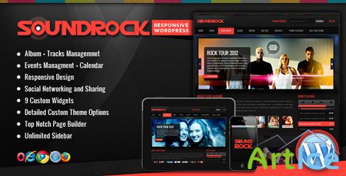 ThemeForest - Sound Rock - Music Band Wordpress Theme