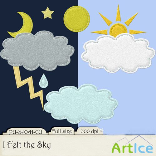 Scrap Set - I Felt the Sky