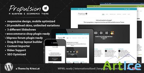 ThemeForest - Propulsion - responsive business & eCommerce