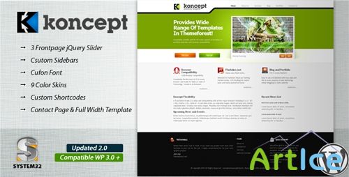 ThemeForest - Koncept 10 in 1 v2.0 - Business & Portfolio Wordpress