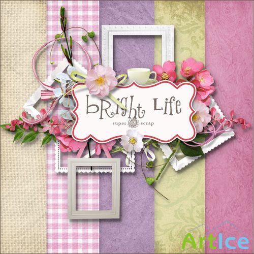 Scrap Set - Bright Life PNG and JPG Files