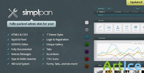 ThemeForest - Simplpan Admin Panel Template