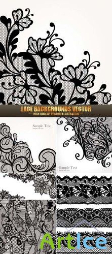 Lace Backgrounds Vector