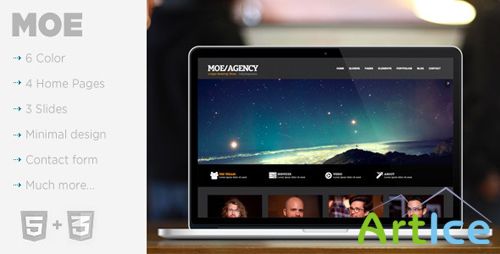 ThemeForest - Moe Creative Agency Responsive Template