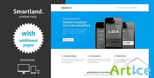 ThemeForest - Smartland Responsive Multipurpose Landing page