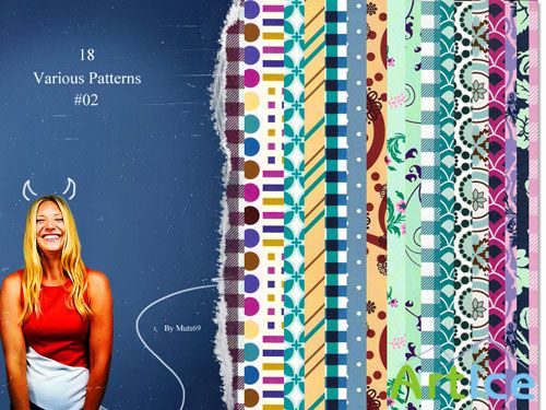 8 Various Photoshop Patterns No.2